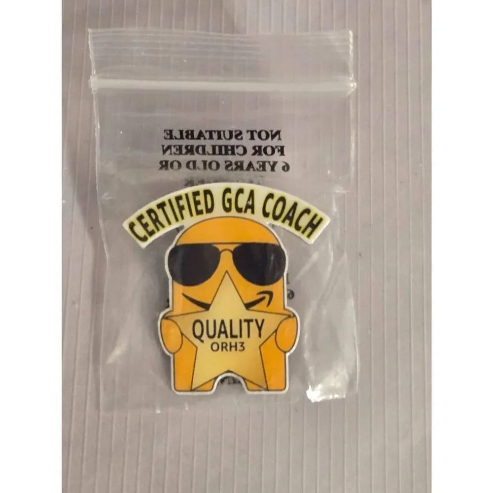 Amazon Peccy Pin "CERTIFIED GCA COACH QUALITY ORH3"